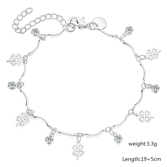 💎 925 Sterling Silver Bundle Set Necklace Earrings Bracelet And Ring Adjustable - Picture 2 of 9